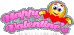 Happy Valentine's animated emoticon