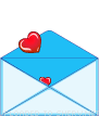 Love letter hearts emoticon (Valentine Emoticons)