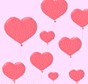 Valentine balloons animated emoticon