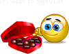 Valentine Chocolate animated emoticon