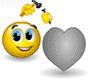 Valentine heart stone animated emoticon