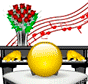 Valentine piano animated emoticon