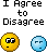 agree to disagree emoticon