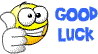 Good Luck smiley (Word Emoticons)