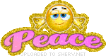 Peace animated emoticon