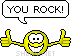 You Rock! animated emoticon