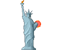 Statue of Liberty animated emoticon