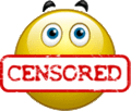 emoticon of Censored