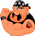 Macho Man emoticon (Bad boys emoticons)