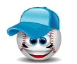 Baseball Head animated emoticon