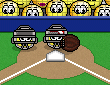 Baseball You're Out emoticon (Baseball smileys and emoticons)