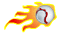 emoticon of Fire ball
