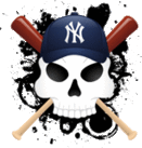 ny yankees baseball cap smiley