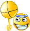 Basketball Spin animated emoticon