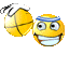 Dribble emoticon (Basketball emoticons)
