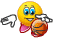 Dribbling emoticon (Basketball emoticons)