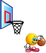 Reverse throw emoticon (Basketball emoticons)