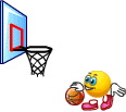 Slam dunk animated emoticon