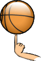 Spinning Basketball emoticon