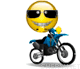 Dirt Bike emoticon (Bikes emoticons)