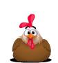 A Hen That Lays Golden Eggs animated emoticon
