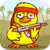 Army salute Chick emoticon (Bird emoticons)