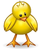 Chick smiley (Bird emoticons)