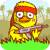 Chick with a gun emoticon (Bird emoticons)
