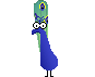 smiley of peacock