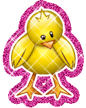 Yellow Chick emoticon (Bird emoticons)