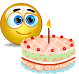 smiley of birthday candle