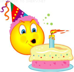 Birthday Emoticons | say Happy Birthday with an animated emoticon or smiley  face!
