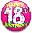 Happy 18th Birthday emoticon (Birthday Emoticons)