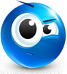 Got a Problem? emoticon (Blue Face Emoticons)