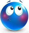 Puppy Love emoticon (Blue Face Emoticons)