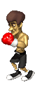 Jumpy Boxer animated emoticon