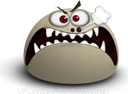 Enraged smiley (Brown Emoticons)