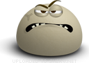 Irate smiley (Brown Emoticons)