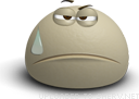 Peevish emoticon (Brown Emoticons)