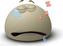 Slumber smiley (Brown Emoticons)