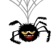 Hairy Spider emoticon (Bug and insect emoticons)