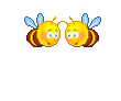 loving bees emoticon