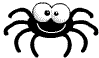 Spider animated emoticon