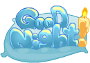 Good Night Candle emoticon (Goodbye emoticons)