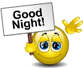 Good Night animated emoticon