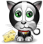 Cat And Mouse Tail emoticon (Cat emoticons)