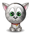 Cute Kitty emoticon (Cat emoticons)