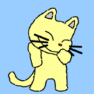 Laughing Happy Cat animated emoticon