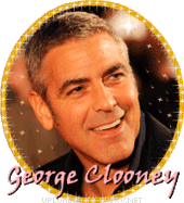 George Clooney animated emoticon