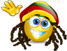 Rastafarian emoticon (Characters emoticons)